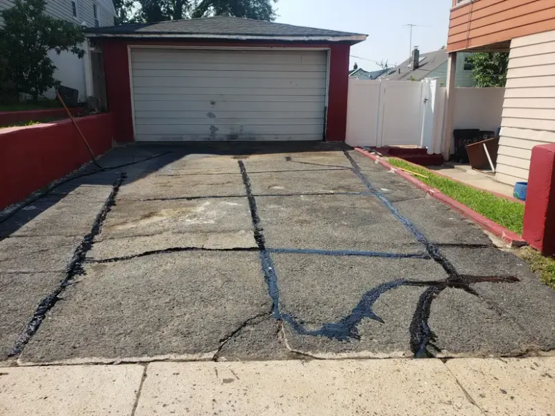 Crack Filling Services in NJ | Repair Asphalt in Clifton and Nearby - Work in Progress - MAC Paving and Sealcoating