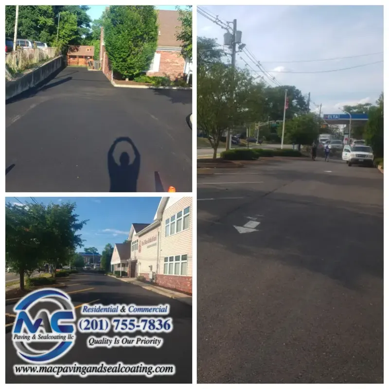 Asphalt Resurfacing Services in NJ | Restore Your Driveway Today - Work in Progress - MAC Paving and Sealcoating